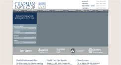Desktop Screenshot of chapmanlawgroup.com