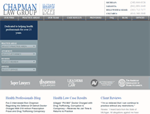 Tablet Screenshot of chapmanlawgroup.com